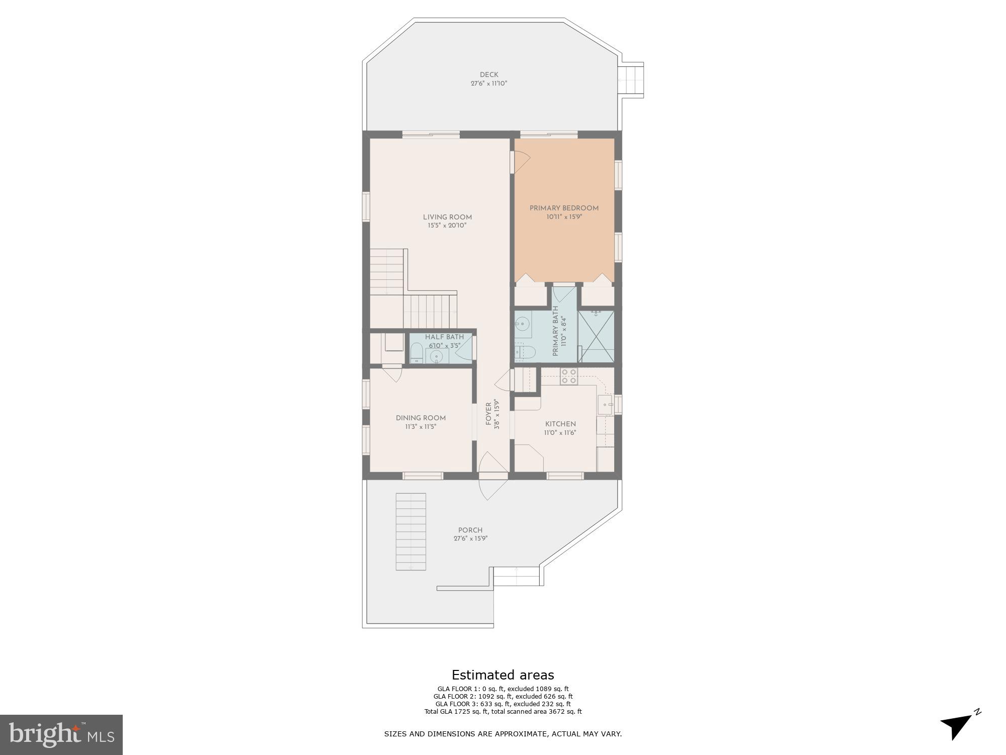 294 Riverside Drive Pasadena, MD 21122 - Photo 63 of 66 Floor Plan: Main Level