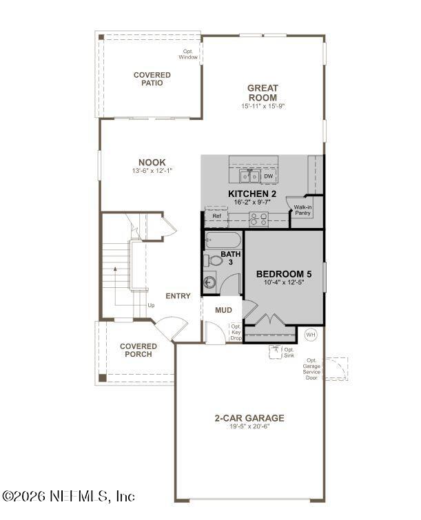 512 White Rabbit Run St. Augustine, FL 32092 - Photo 2 of 26 Palm-main floor-bed 5 kit 2