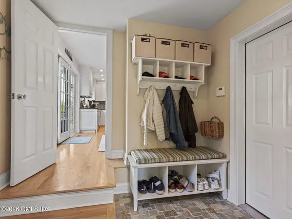 a view of a walk in closet