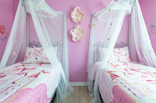 a view of a swimming pool with a yard