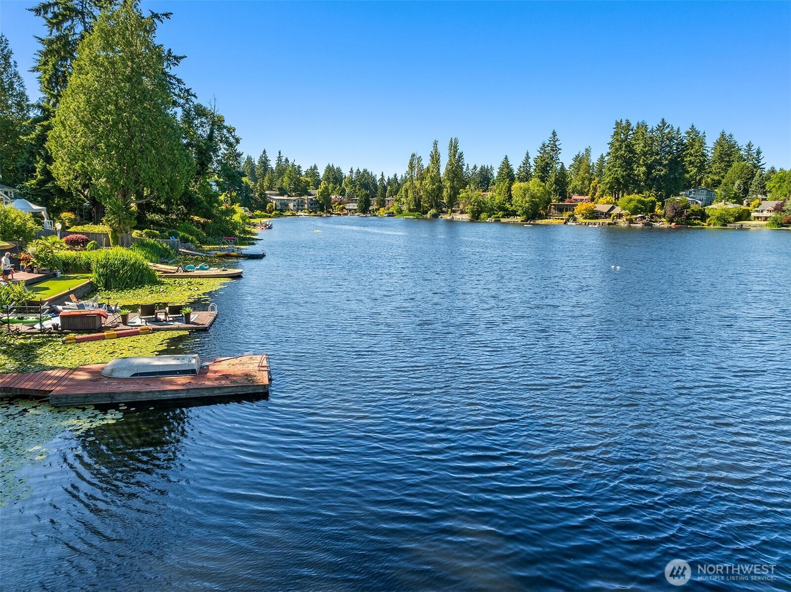 13302 Bitter Place North Seattle, WA 98133 - Photo 14 of 16 a view of a lake with houses