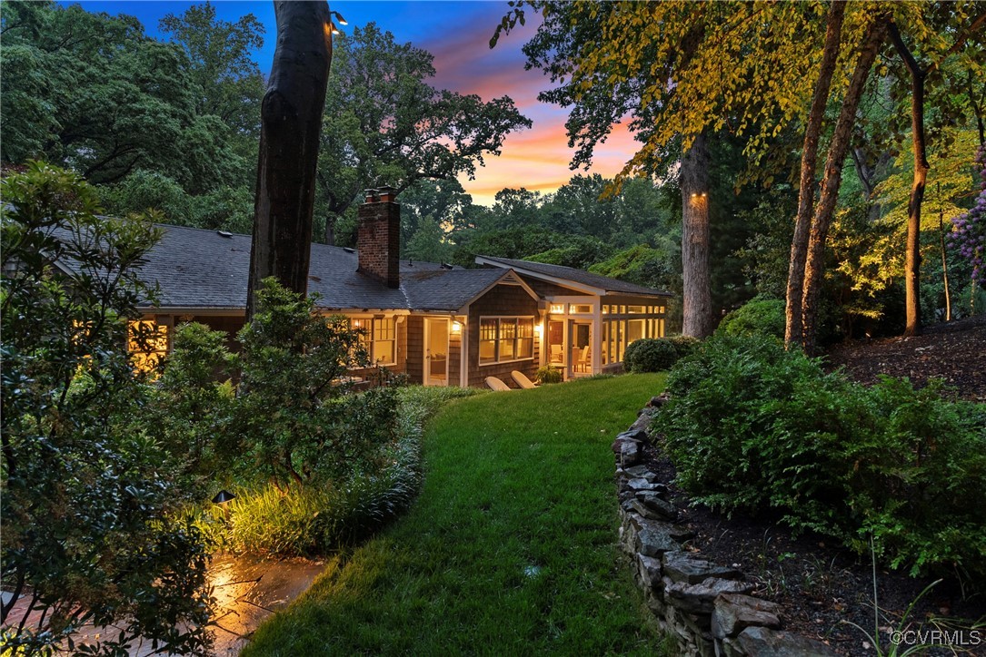 307 Charmian Road Richmond, VA 23226 - Photo 47 of 50 Gorgeous landscape lighting