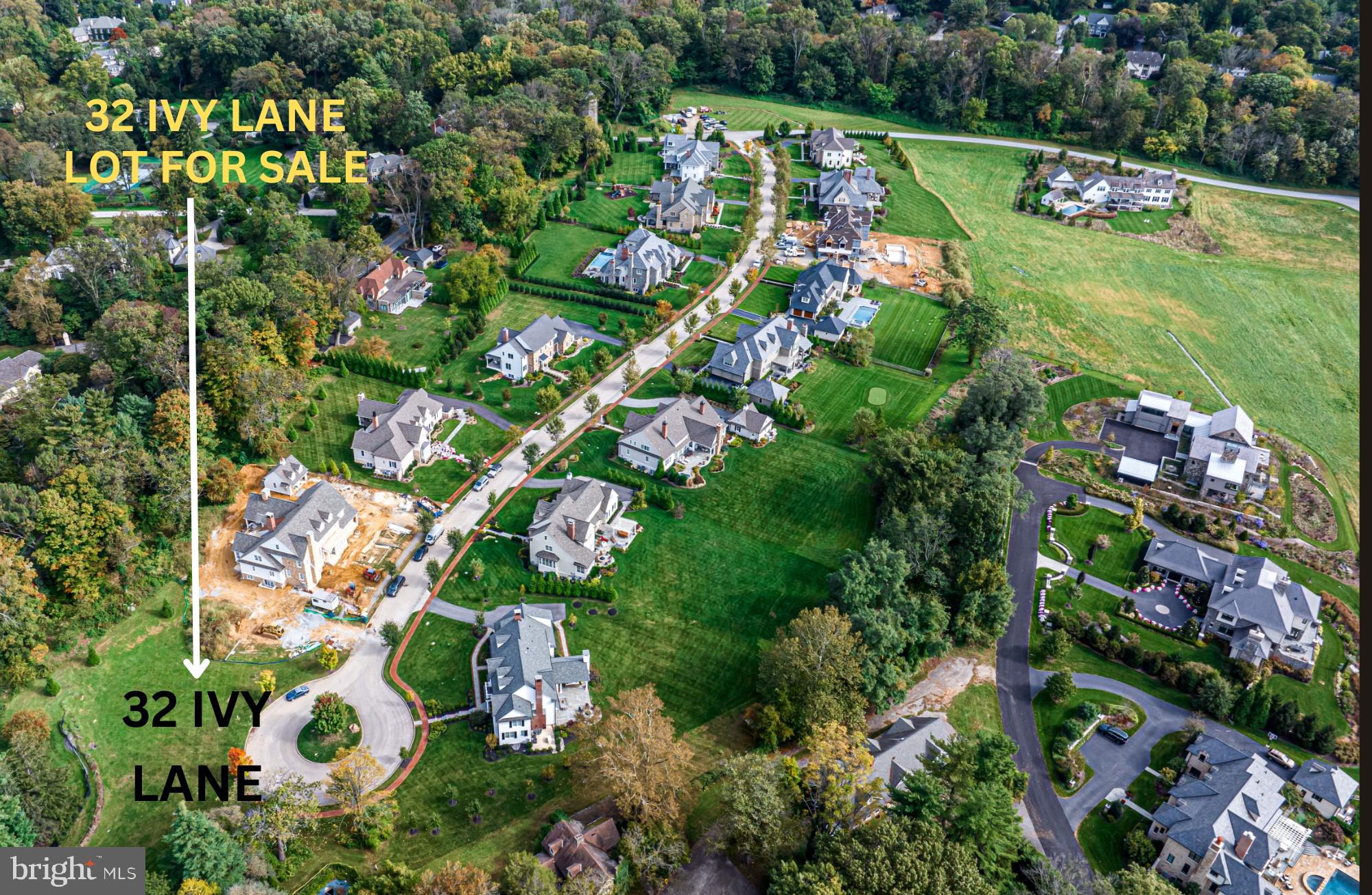32 Ivy Lane Villanova, PA 19085 - Photo 2 of 5 Aerial View