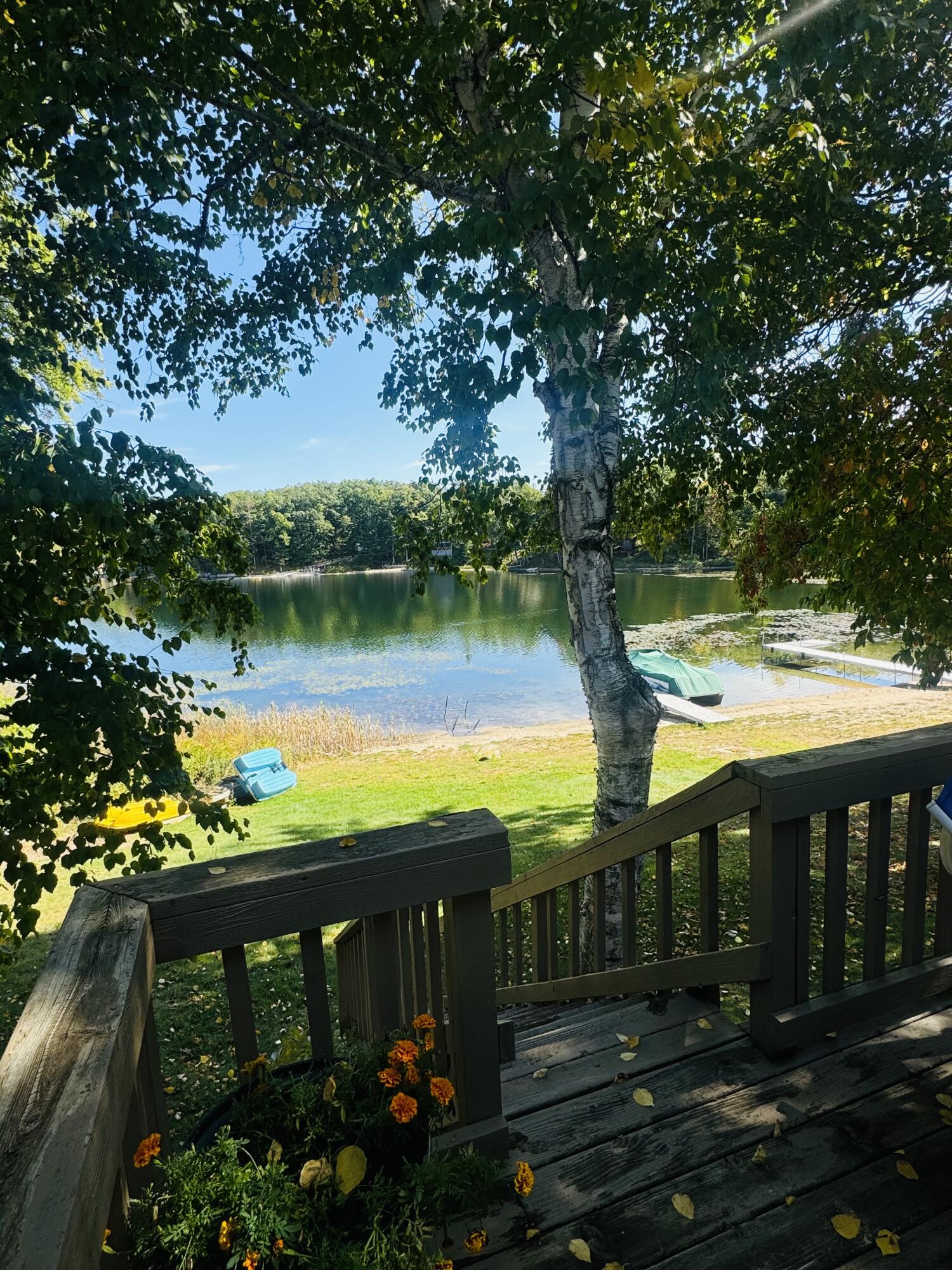5112 North Bass Lake Road Irons, MI 49644 - Photo 20 of 41 View from deck