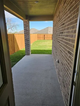 a view of a room with a small cabin
