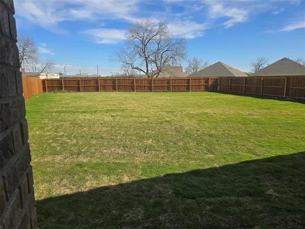 a view of outdoor space and yard