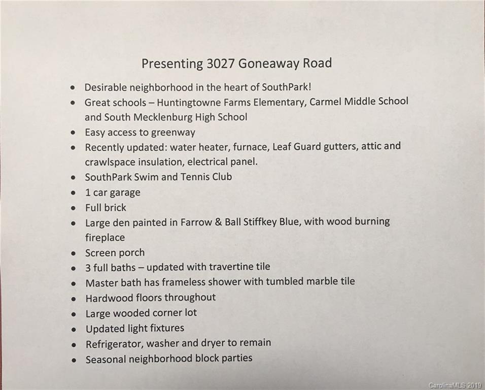 3027 Goneaway Road Charlotte, NC 28210 - Photo 32 of 32 Gallery Image 32