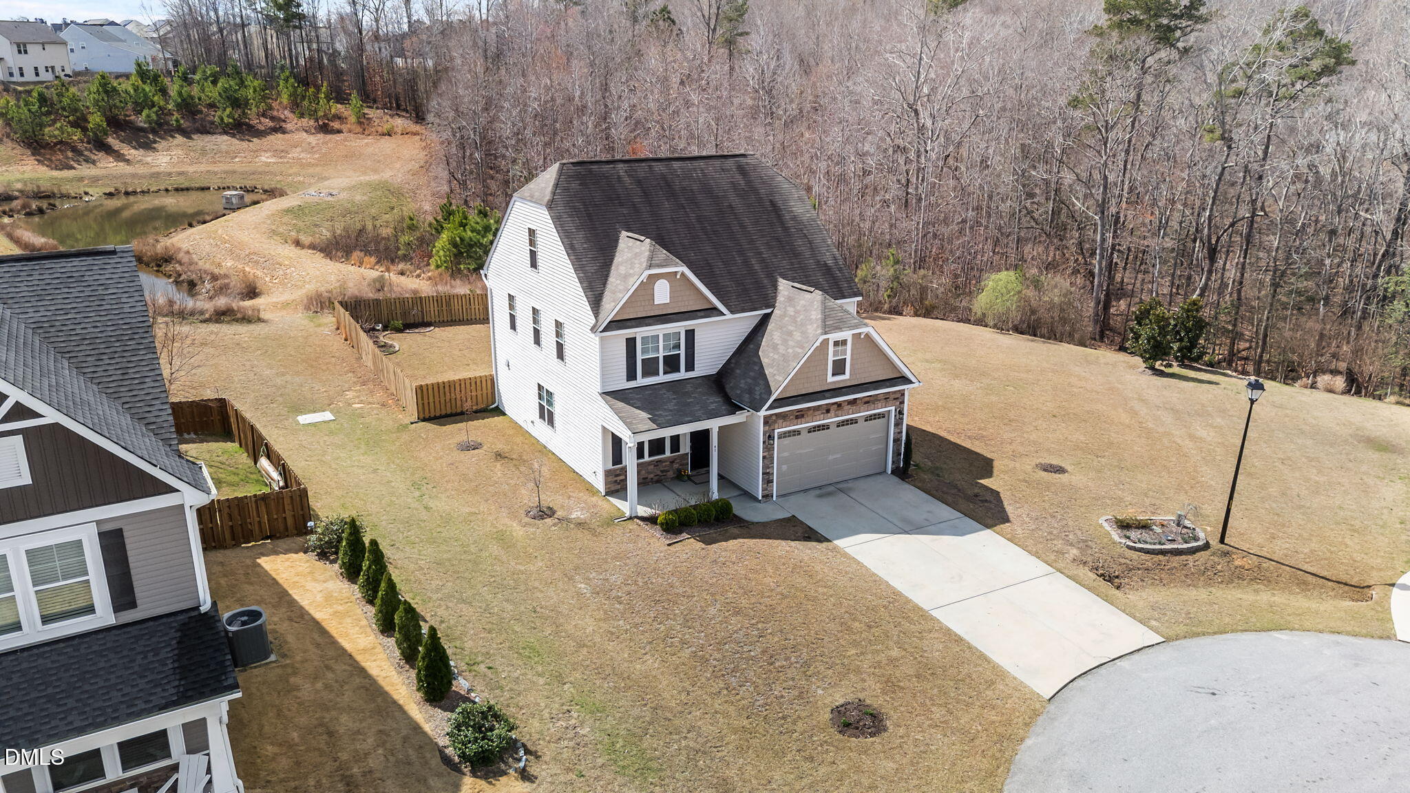 41 Solstice Lane Garner, NC 27529 - Photo 29 of 33 a view of a roof with sitting area