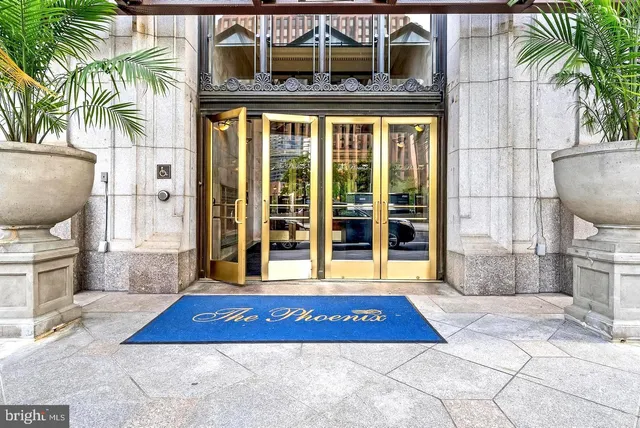 front view of a large building