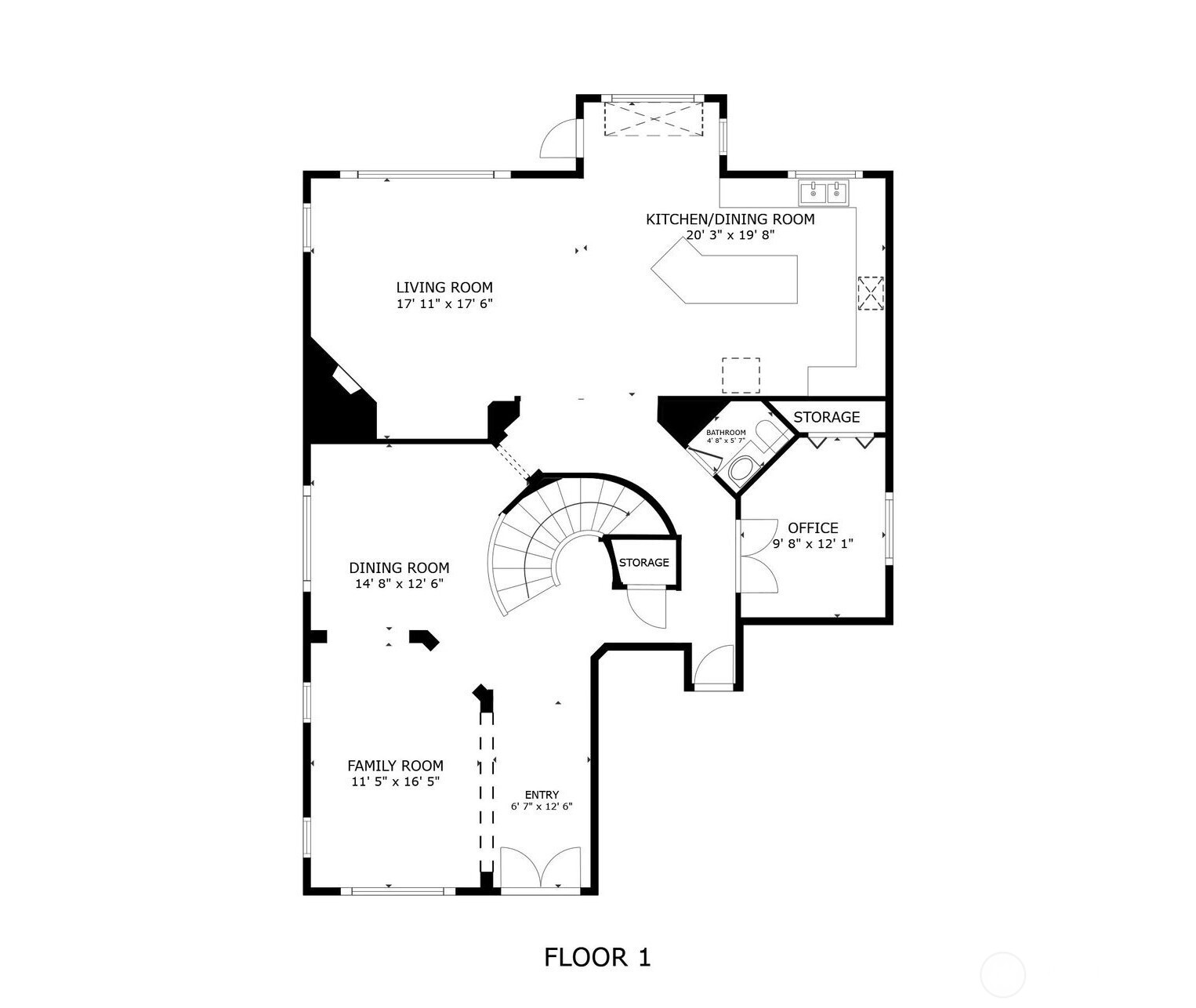 1206 South 36th Place Renton, WA 98055 - Photo 34 of 37 a picture of a floor plan