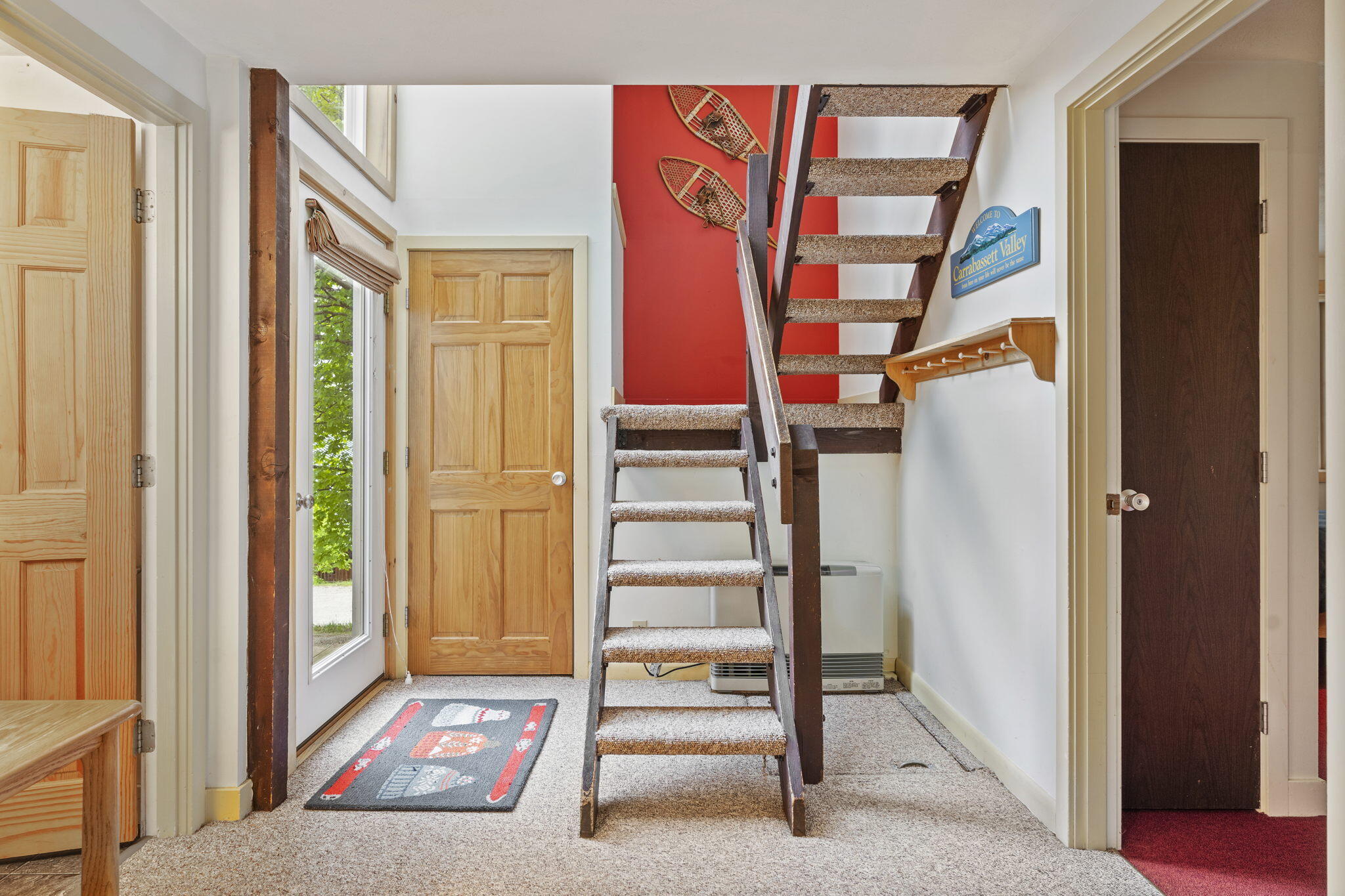 2226 Bear Mountain Road, Unit 23 Carrabassett Valley, ME 04947 - Photo 15 of 27 Doorway and stairs to 2nd Floor