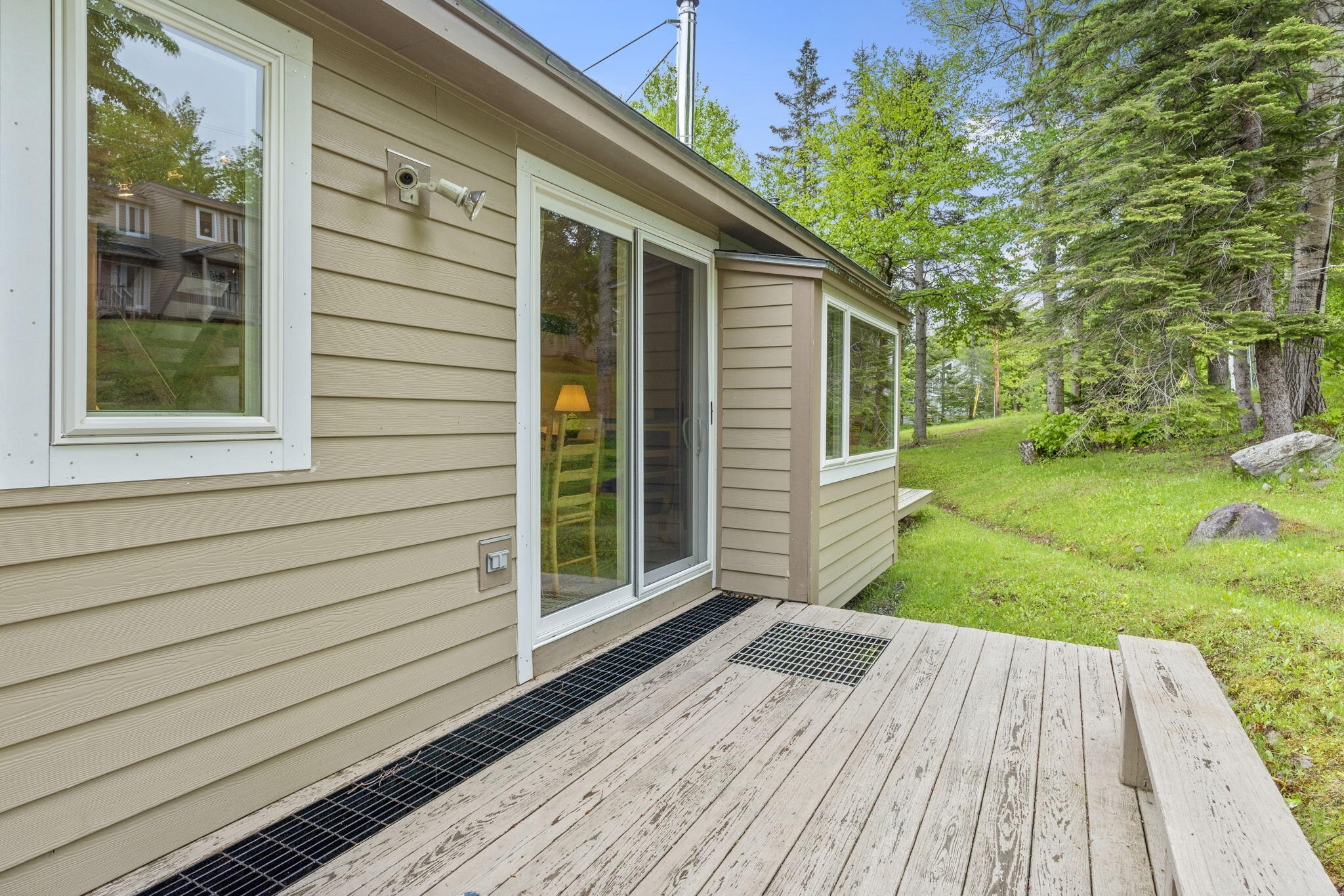 2226 Bear Mountain Road, Unit 23 Carrabassett Valley, ME 04947 - Photo 24 of 27 Sliding Doors to Deck