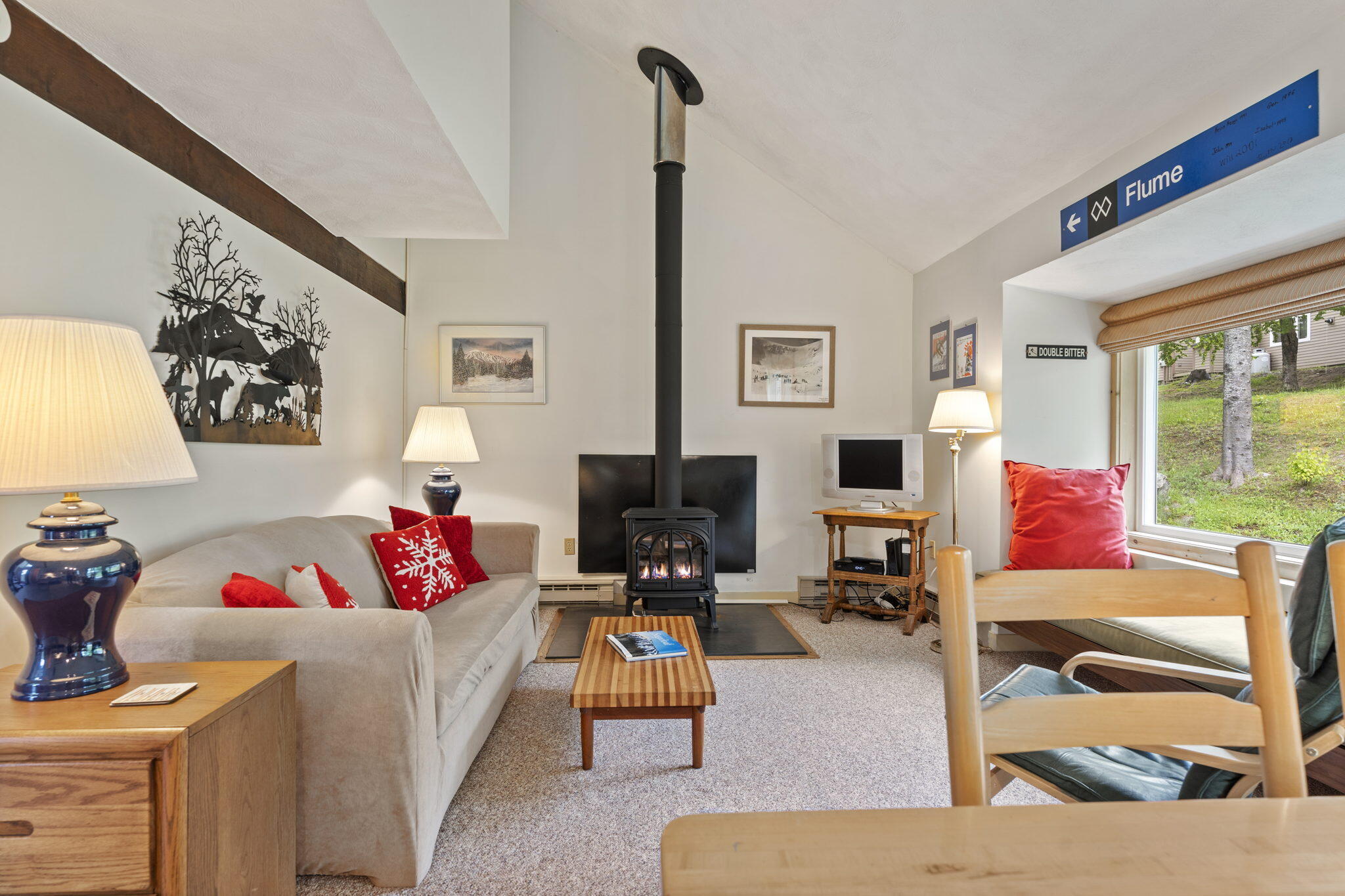 2226 Bear Mountain Road, Unit 23 Carrabassett Valley, ME 04947 - Photo 10 of 27 The Living Room