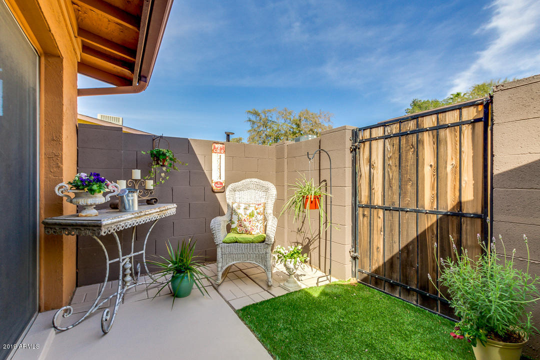 3402 North 32nd Street, Unit 159 Phoenix, AZ 85018 - Photo 18 of 26 Great Patio!