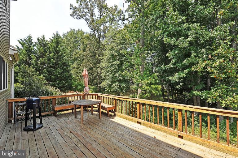 6734 Hamilton Road Lorton, VA 22079 - Photo 15 of 24 Deck overlooking wooded lot