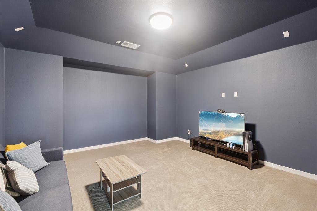 4313 Expedition Drive Oak Point, TX 75068 - Photo 26 of 40 a room with furniture and a flat screen tv