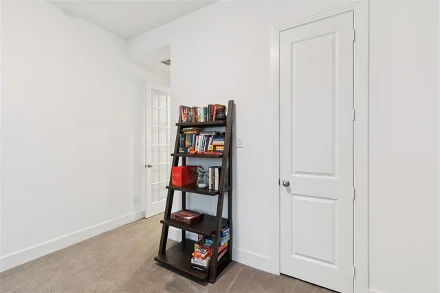 a room with storage and utility