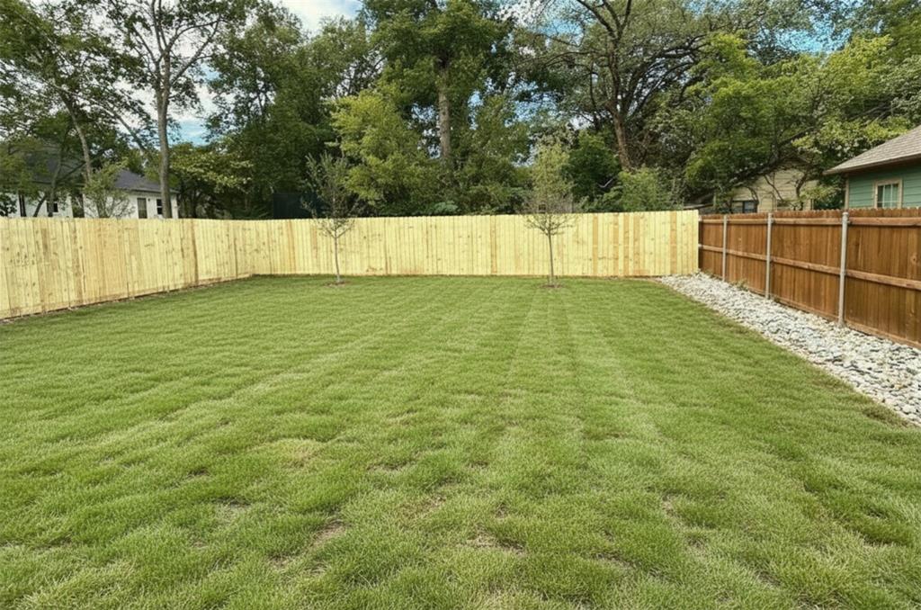 413 Henderson Street Bonham, TX 75418 - Photo 26 of 27 a view of a backyard