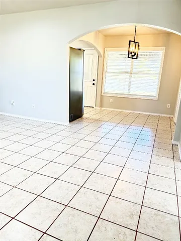 a view of a room & window