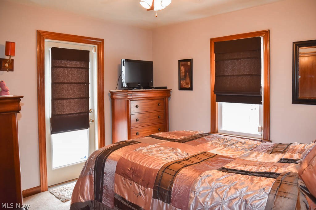 4222 7th Street Northwest Canton, OH 44708 - Photo 11 of 26 Bedroom 2 with backyard access.