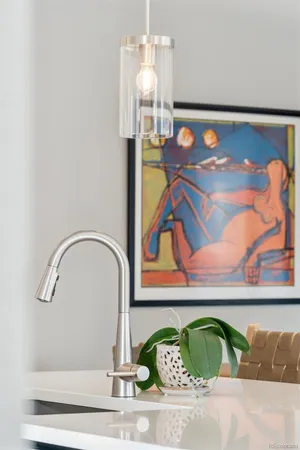 a close view of sink
