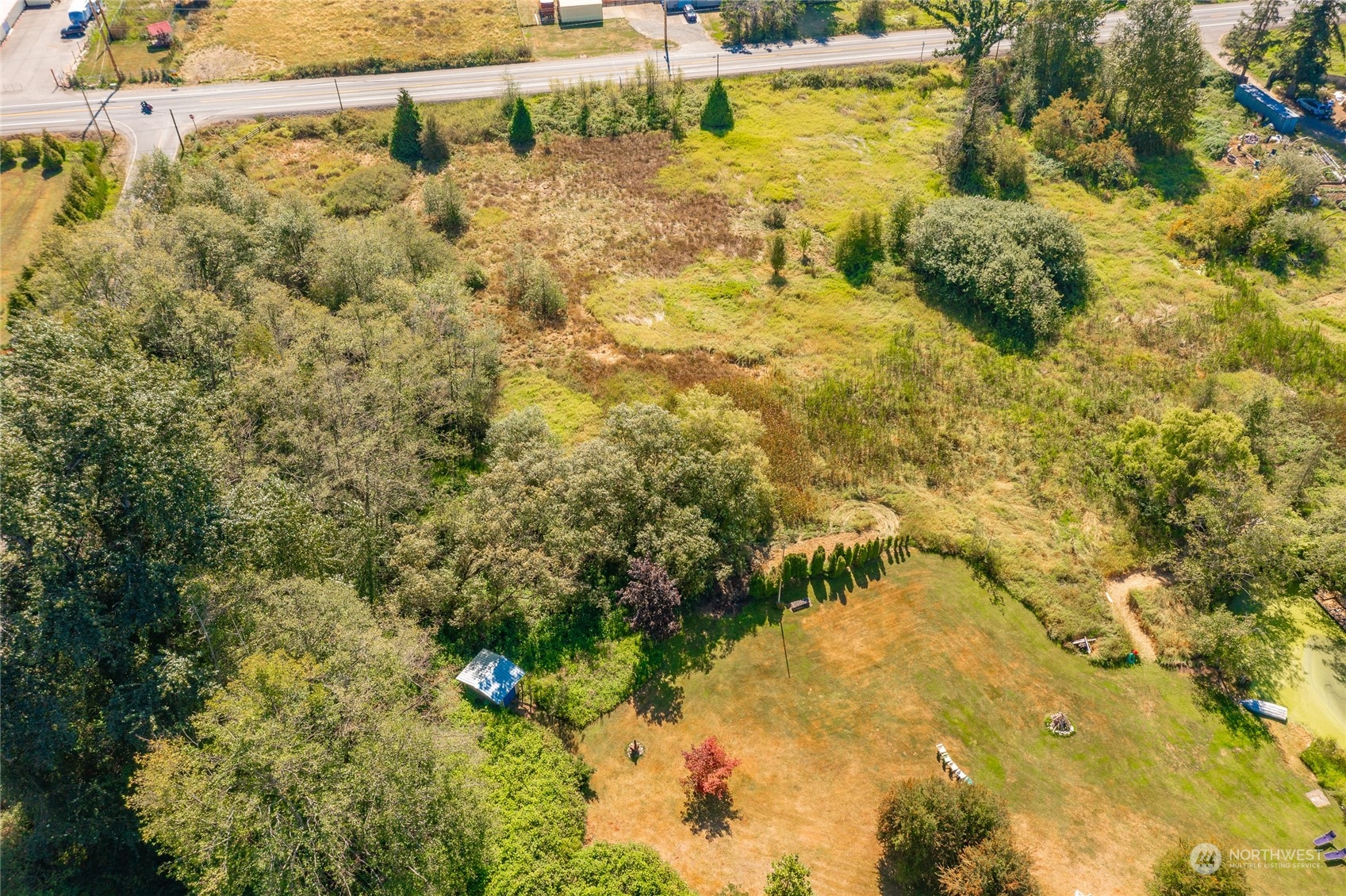 8141 Percie Road Custer, WA 98240 - Photo 17 of 22 a view of swimming pool from a yard