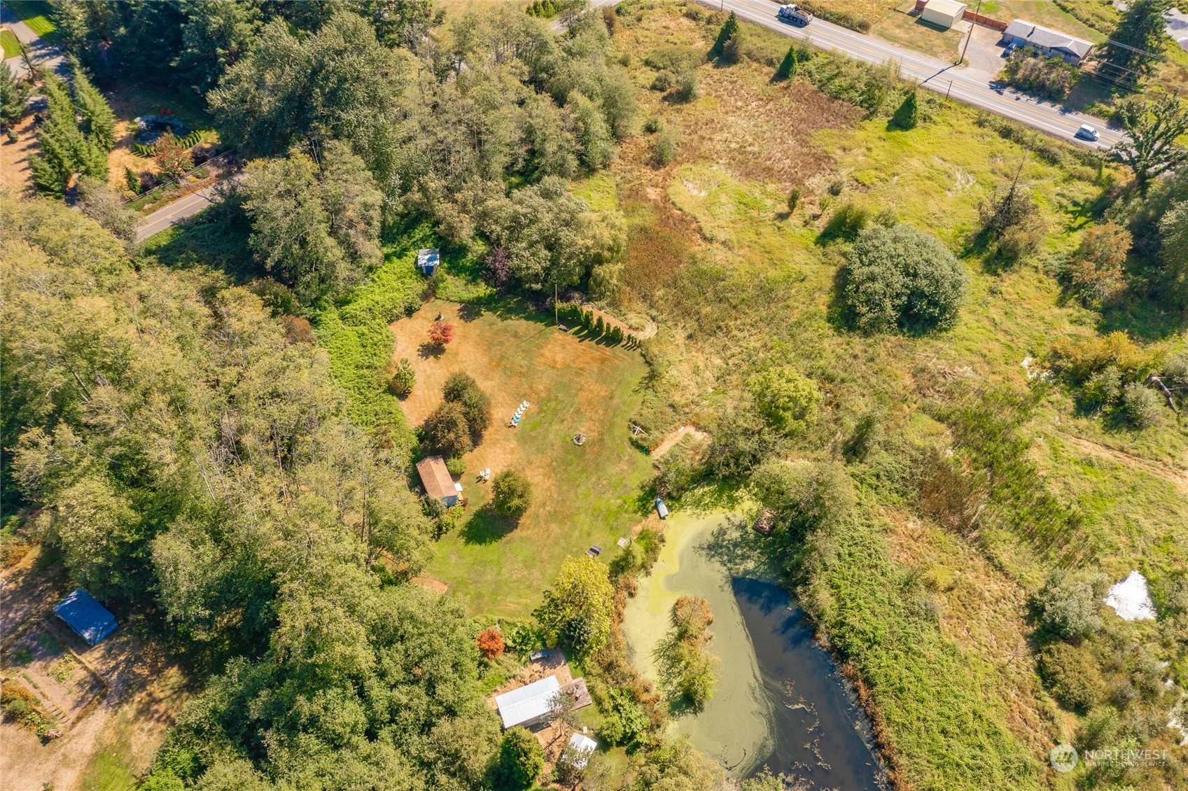 8141 Percie Road Custer, WA 98240 - Photo 20 of 22 a view of a yard with flower plants