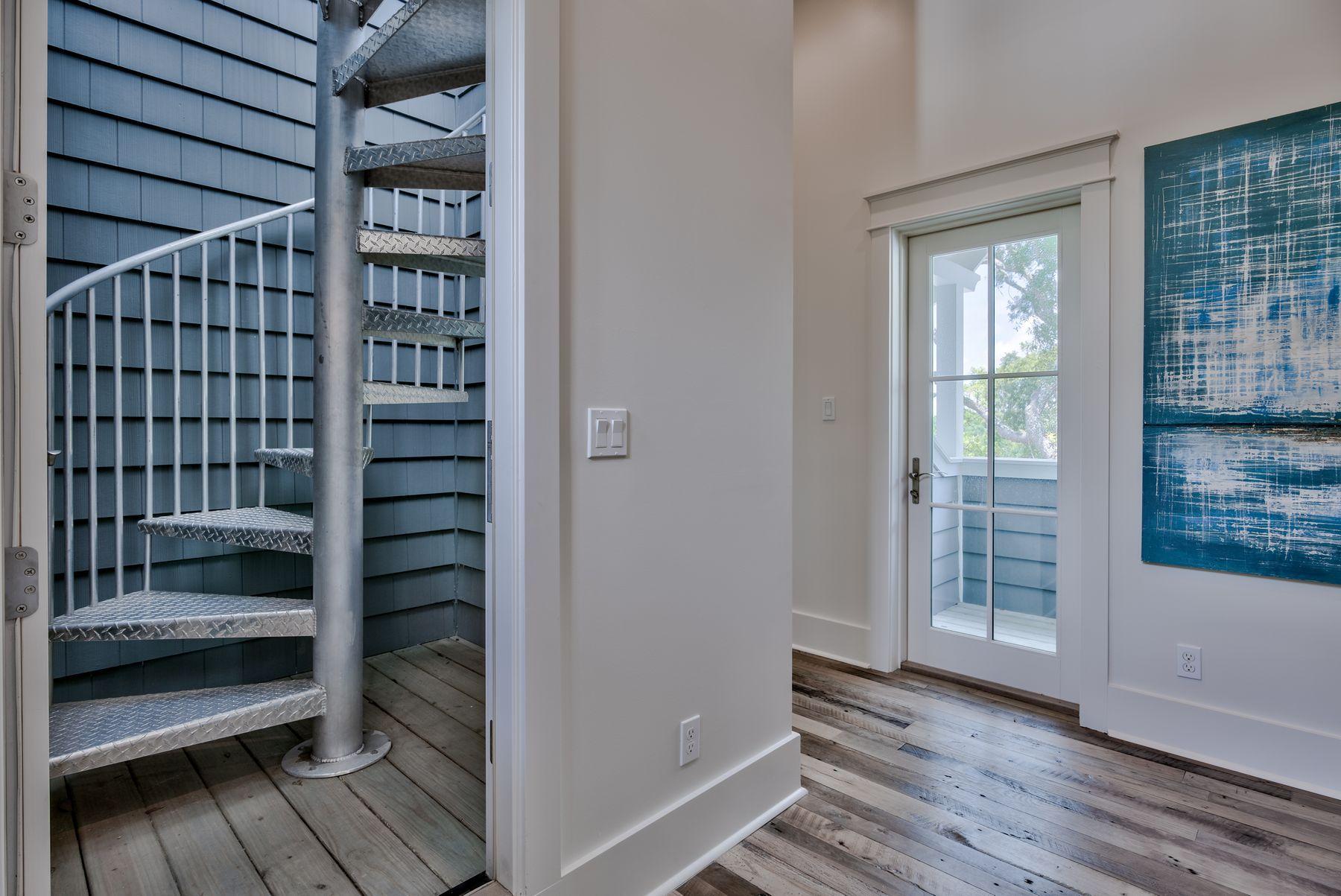 135 Forest Street Santa Rosa Beach, FL 32459 - Photo 36 of 43 Spiral staircase up to viewing tower