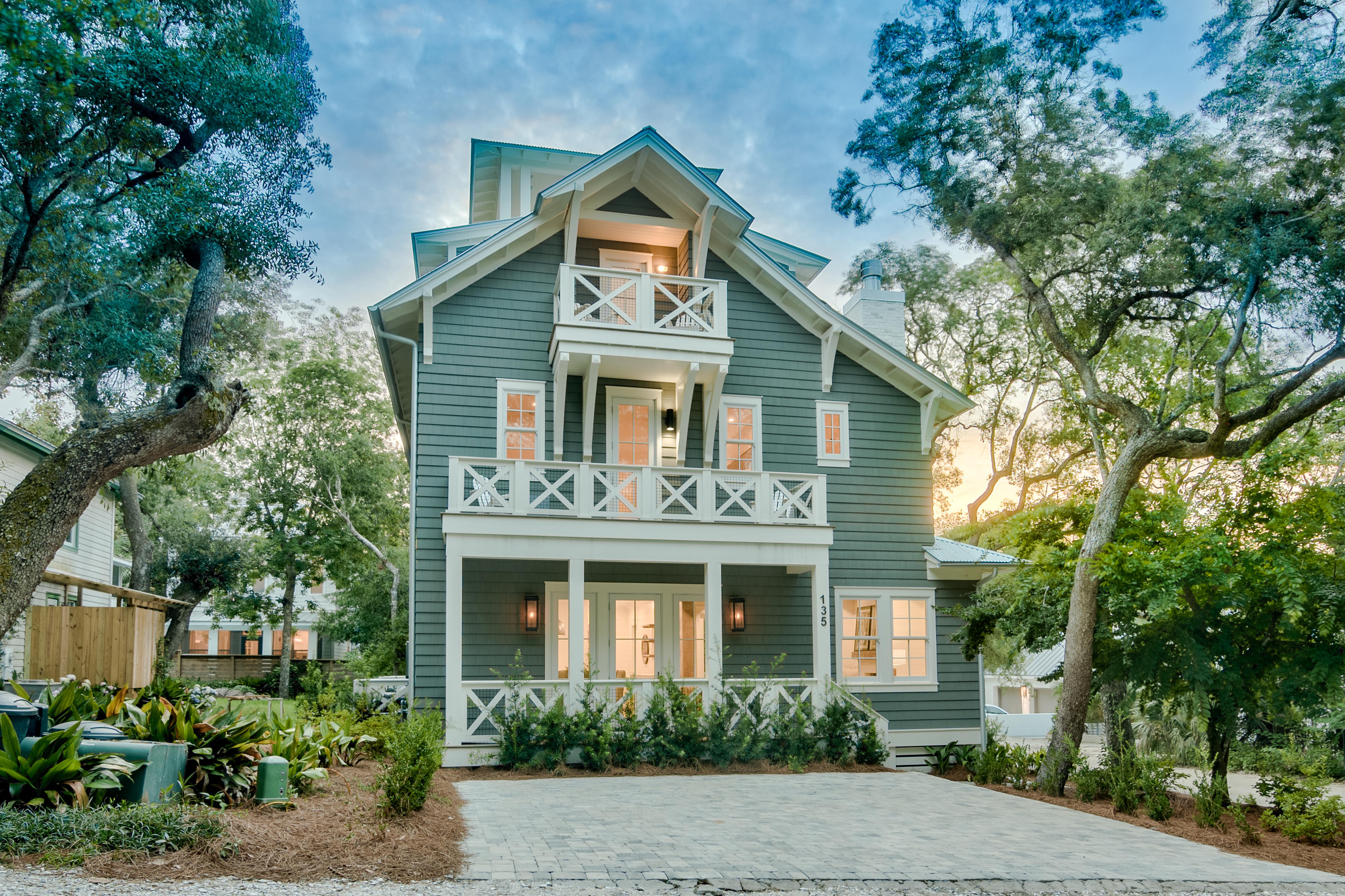 135 Forest Street Santa Rosa Beach, FL 32459 - Photo 42 of 43 Home at dusk