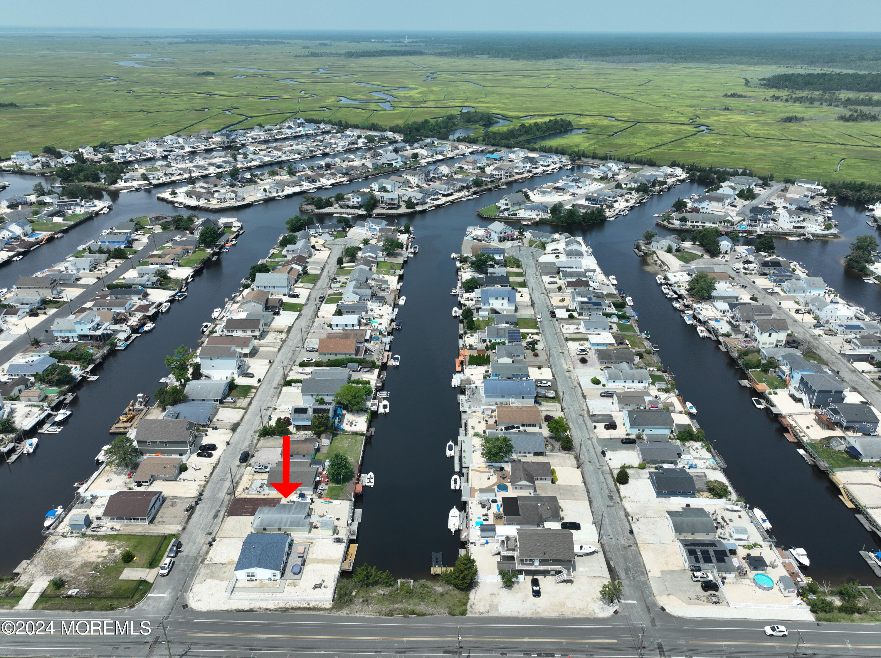 4 West Thames Road Little Egg Harbor, NJ 08087 - Photo 20 of 22 a view of a city with an ocean view