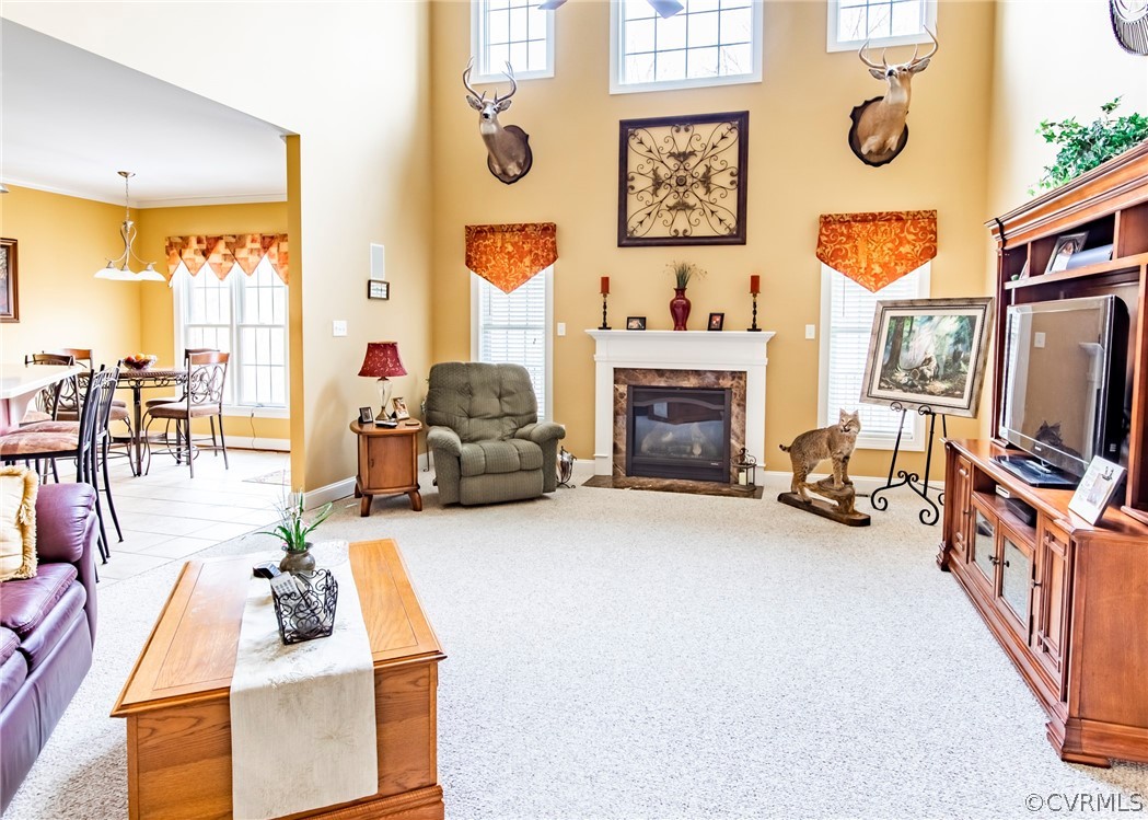 1886 Nichols Road Powhatan, VA 23139 - Photo 11 of 42 Great room with gas Fireplace