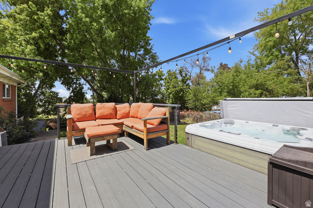 481 550 South Bountiful, UT 84010 - Photo 3 of 45 Deck with included hot tub (2021)