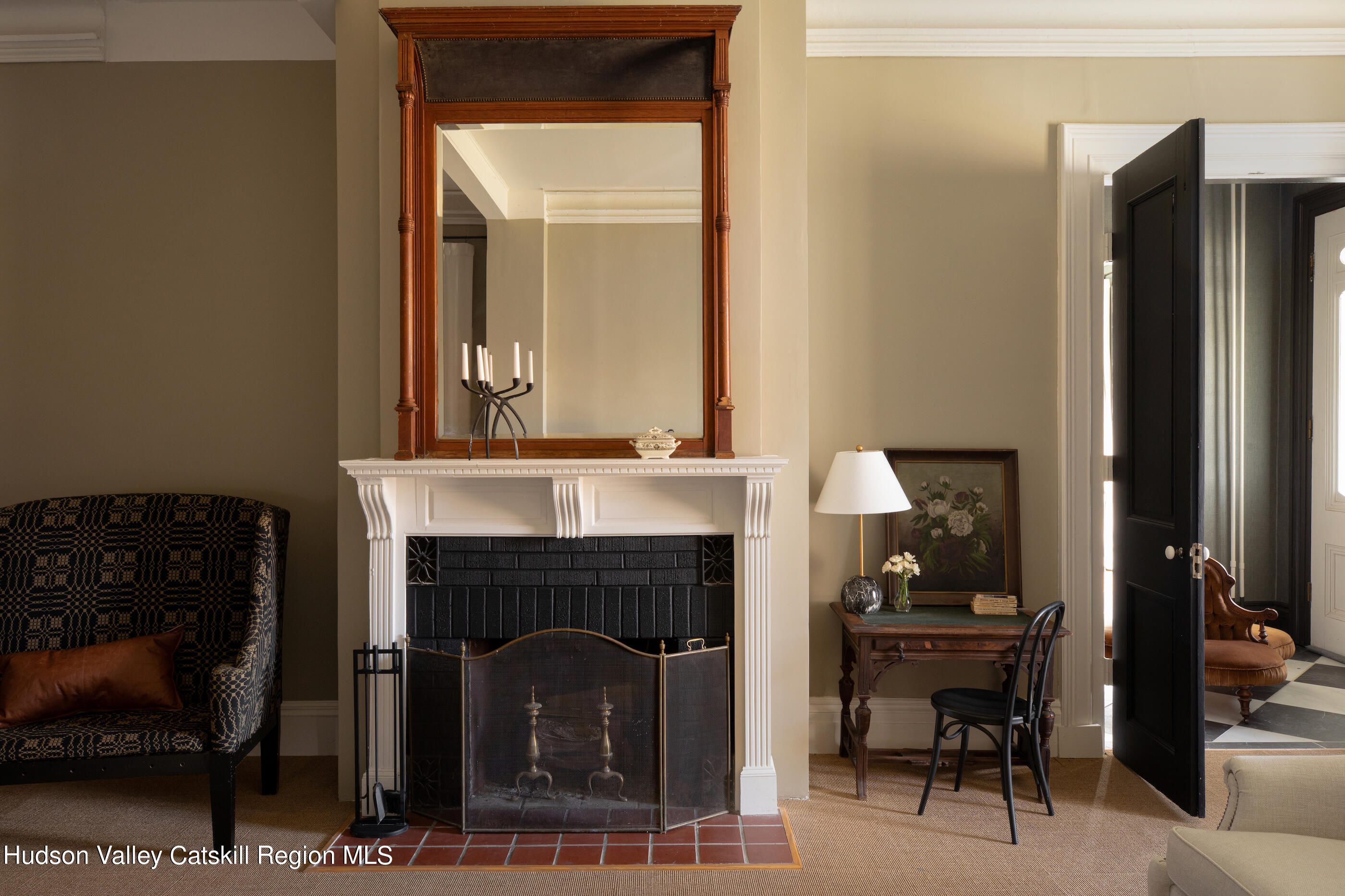 164 River Street Middleburgh, NY 12122 - Photo 13 of 48 a living room with furniture and a fireplace