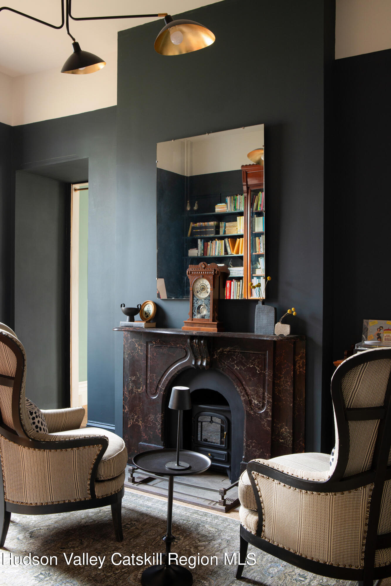 164 River Street Middleburgh, NY 12122 - Photo 18 of 48 a living room with furniture and a fireplace