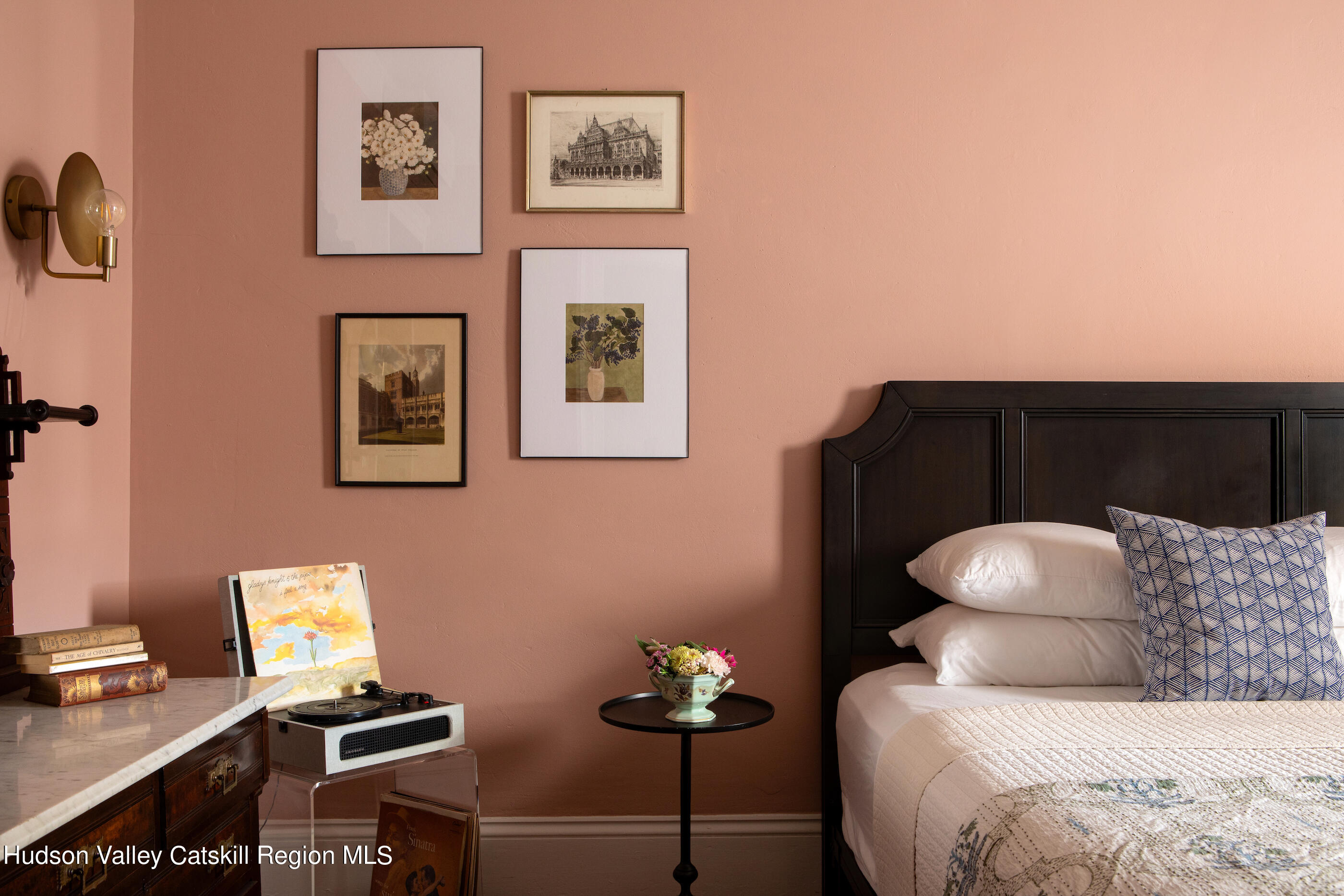 164 River Street Middleburgh, NY 12122 - Photo 23 of 48 a bedroom with a bed and wooden floor