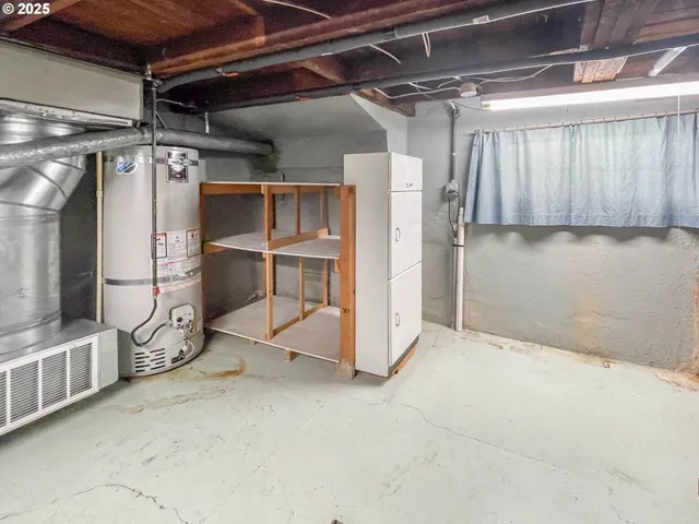 a view of a backyard with a garden