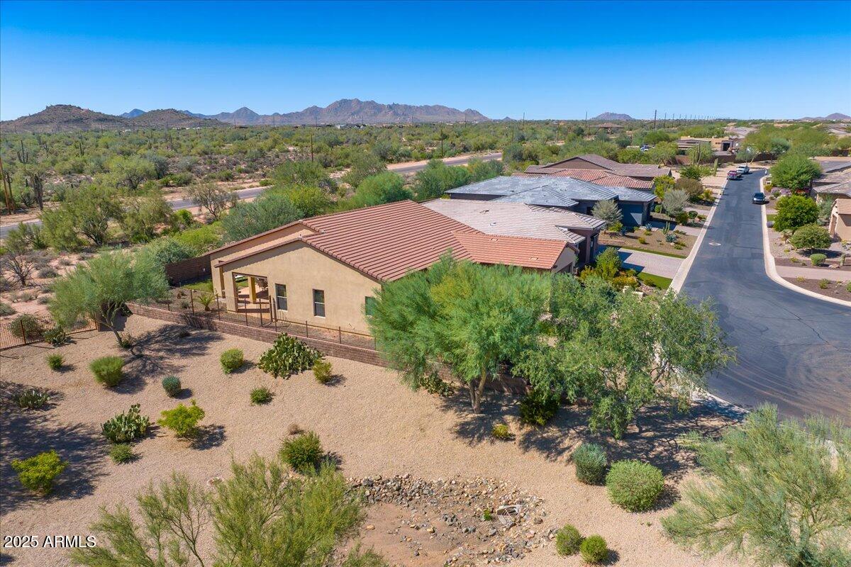 17943 East Silver Sage Lane Rio Verde, AZ 85263 - Photo 35 of 66 an aerial view of residential houses with outdoor space