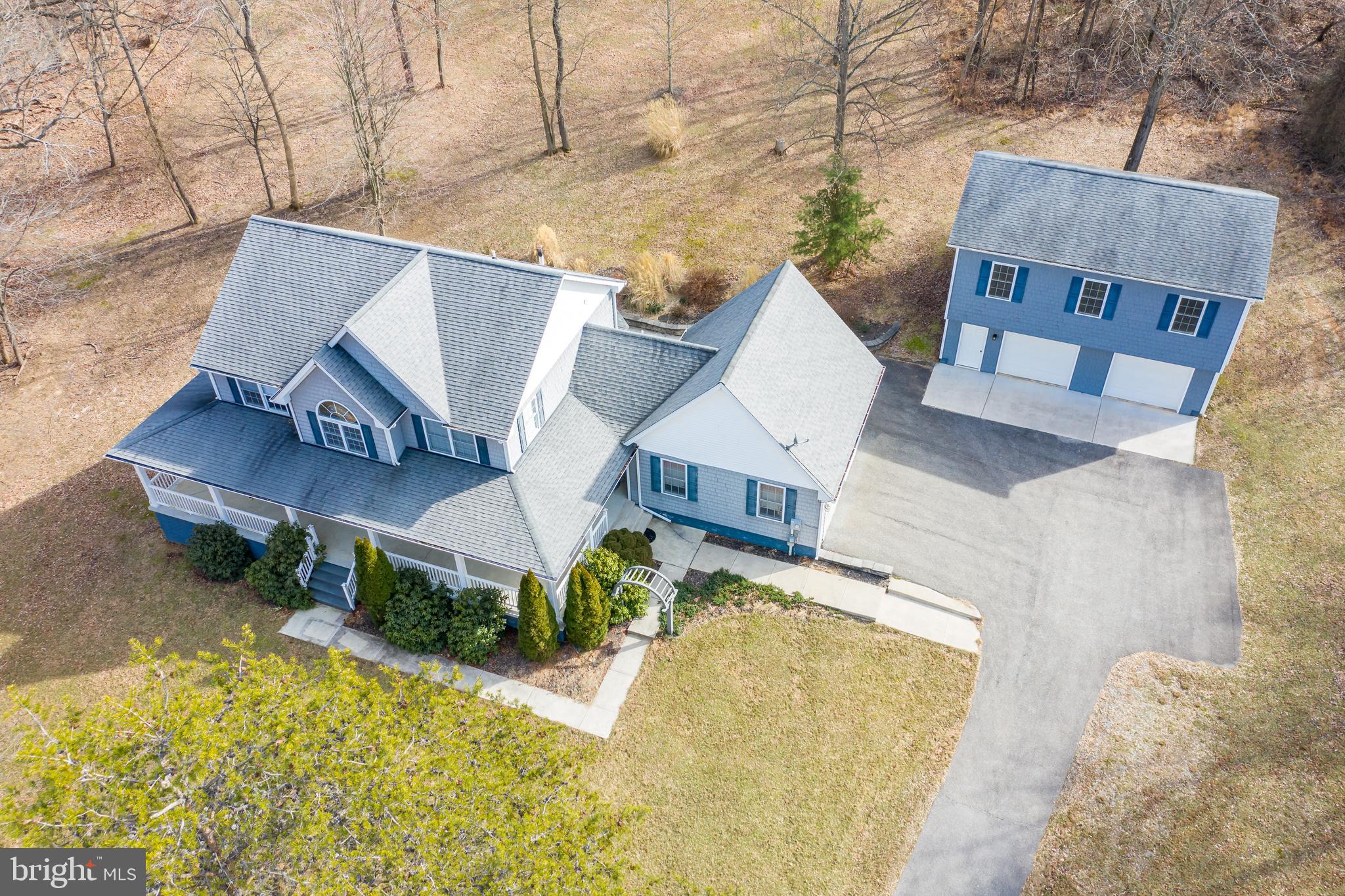 2439 Chestnut Grove Road Sharpsburg, MD 21782 - Photo 2 of 51 Aerial view of House & det. gar. w/ 2nd floor shop