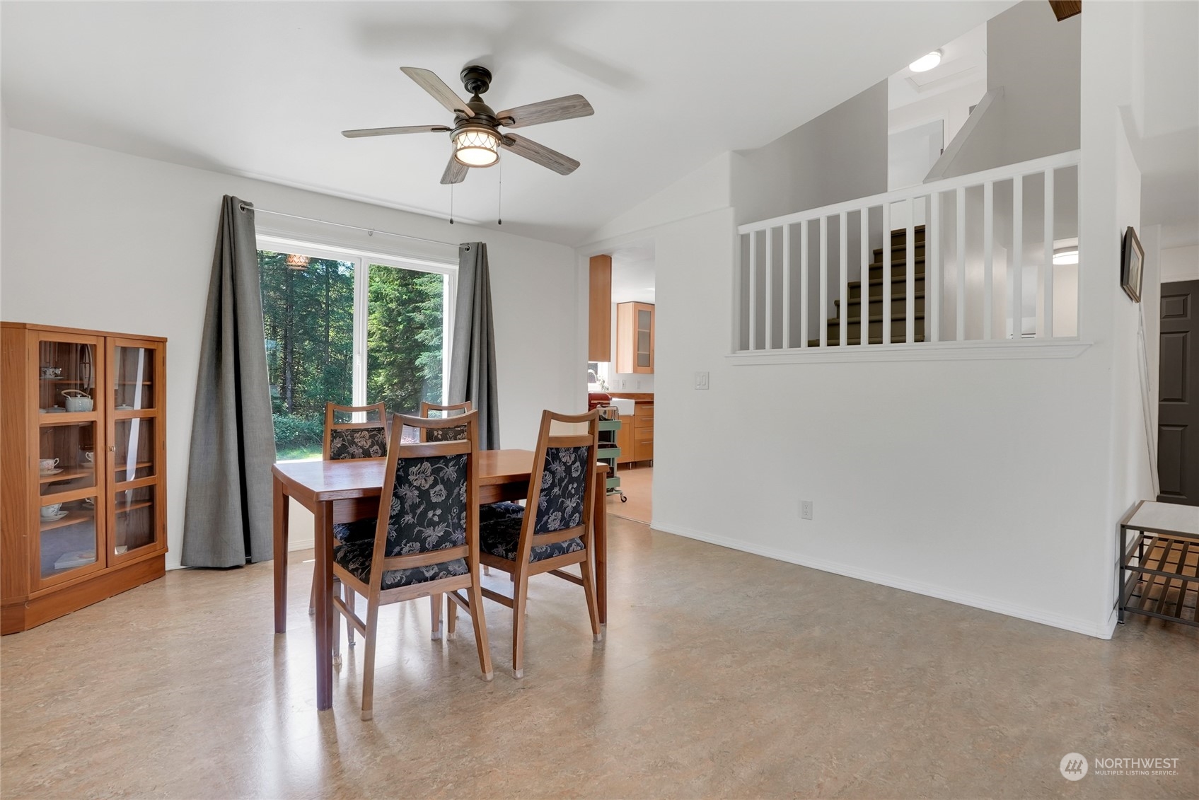 8110 Skinner Road Granite Falls, WA 98252 - Photo 4 of 30 a view of a dining room with furniture window and outside view