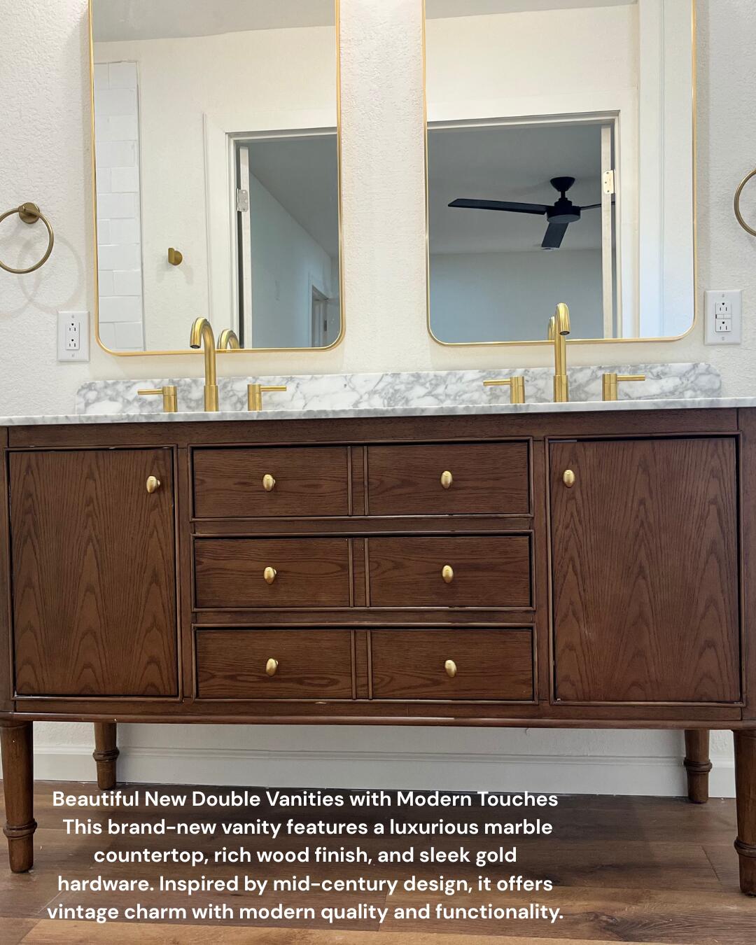 2620 78th Street Lubbock, TX 79423 - Photo 13 of 27 a bathroom with a sink and a mirror
