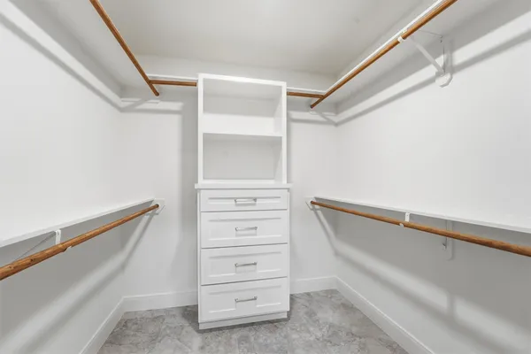 a view of walk in closet