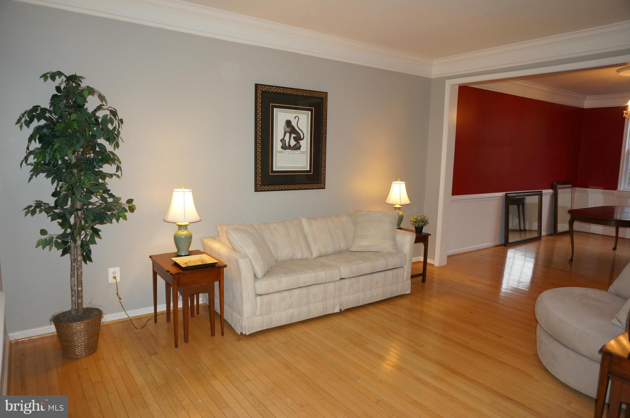15090 Frederick Road Woodbine, MD 21797 - Photo 6 of 30 Living Room with Oak Flooring