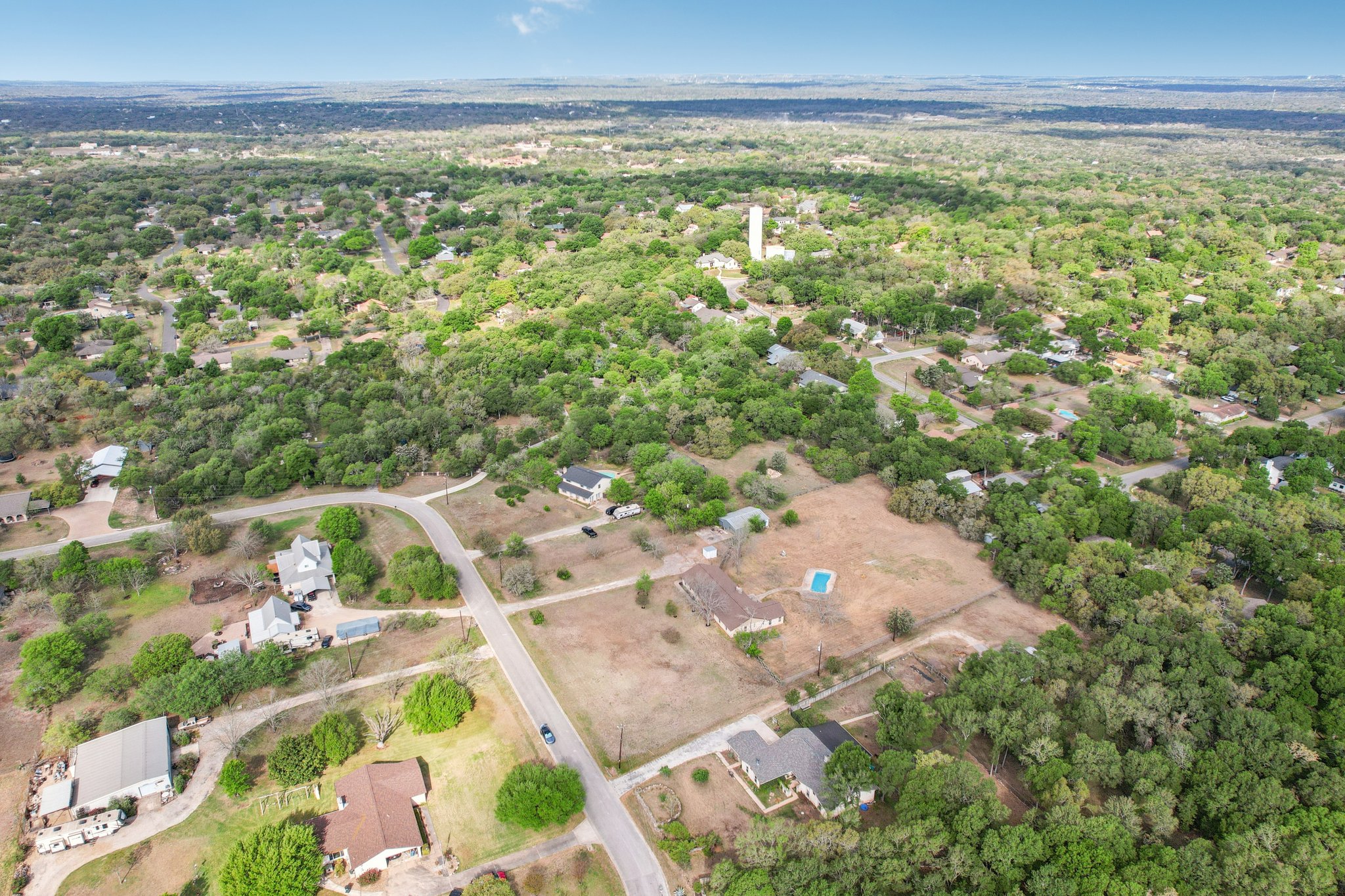 504 Buckaroo Trail Buda, TX 78610 - Photo 30 of 39 Bird's eye view of a heavily wooded area