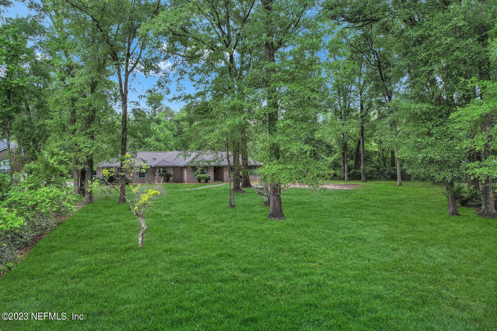 4250 Banks Road Middleburg, FL 32068 - Photo 3 of 48 a view of a backyard with a garden