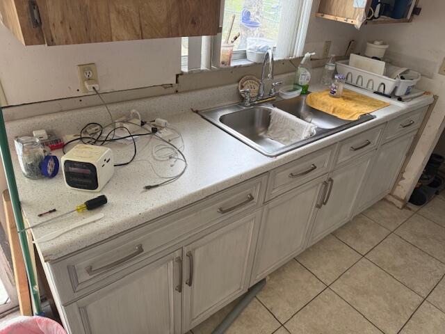 448 Perry Avenue Greenacres, FL 33463 - Photo 6 of 14 a bathroom with a sink and a mirror