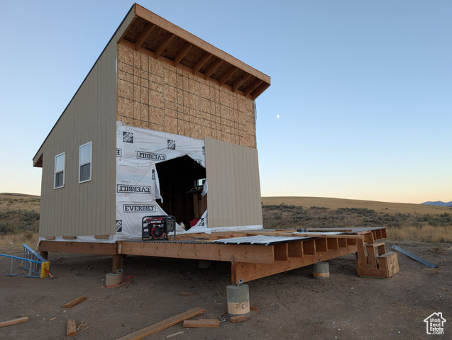 13900 Dirty Head Road Clarkston, UT 84305 - Photo 10 of 25 View of outdoor structure at dusk