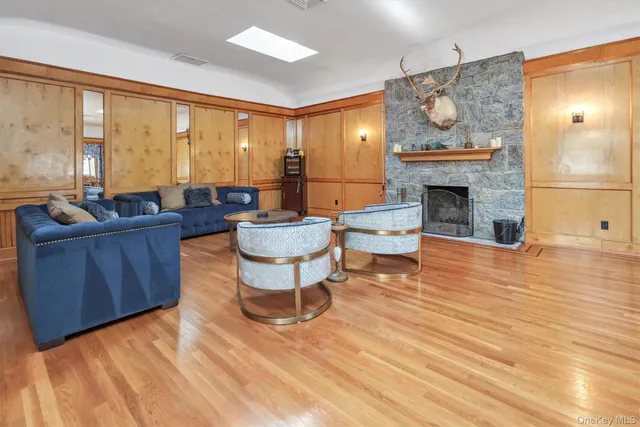 a view of an front door