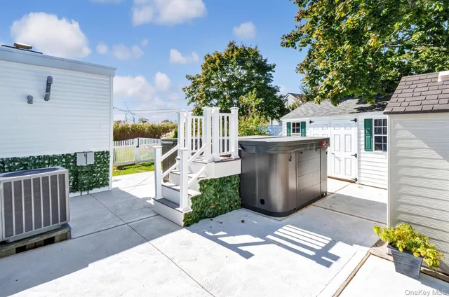a house view with a outdoor space