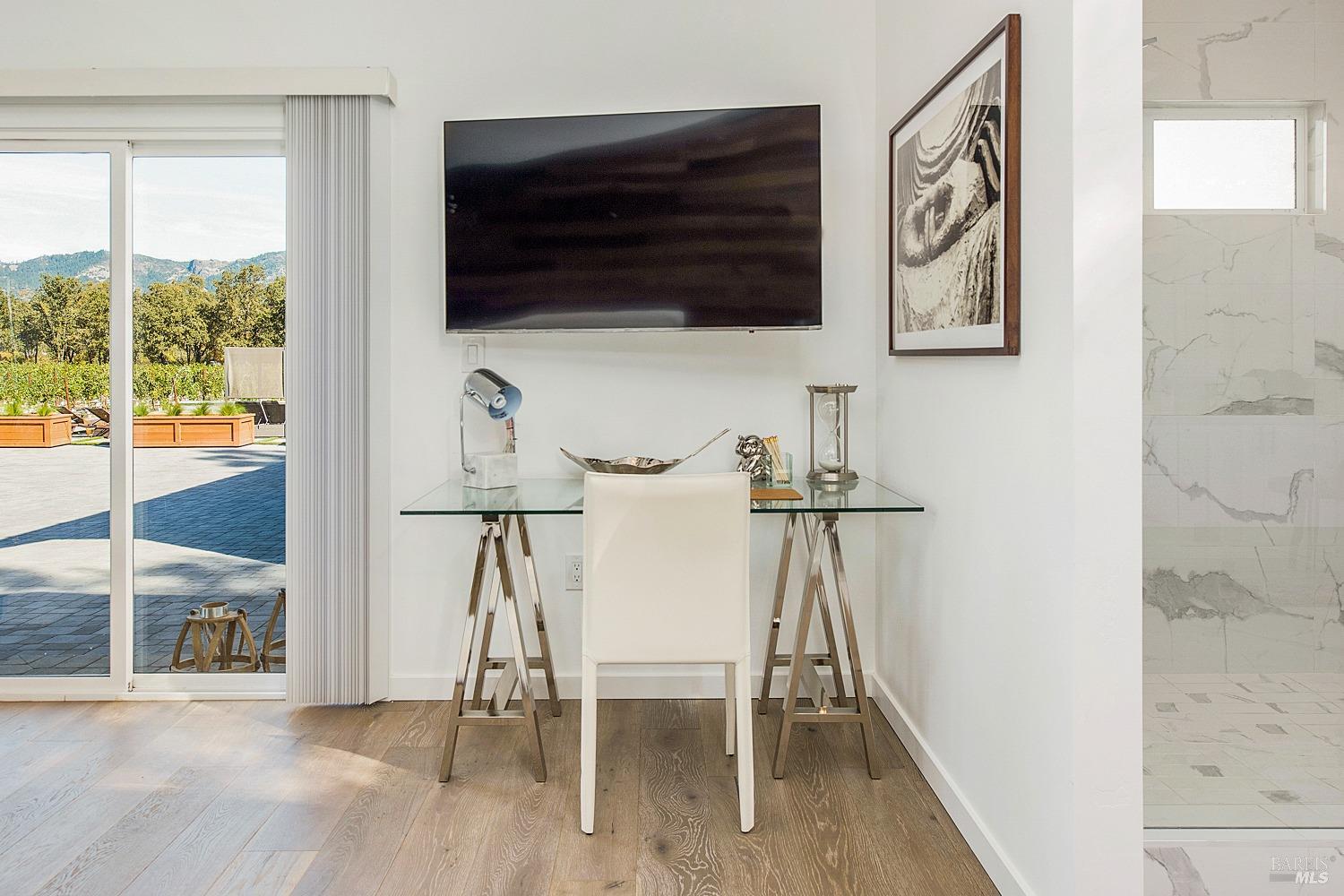 3002 Foothill Boulevard Calistoga, CA 94515 - Photo 25 of 60 a view of a dining area with furniture window and outside view
