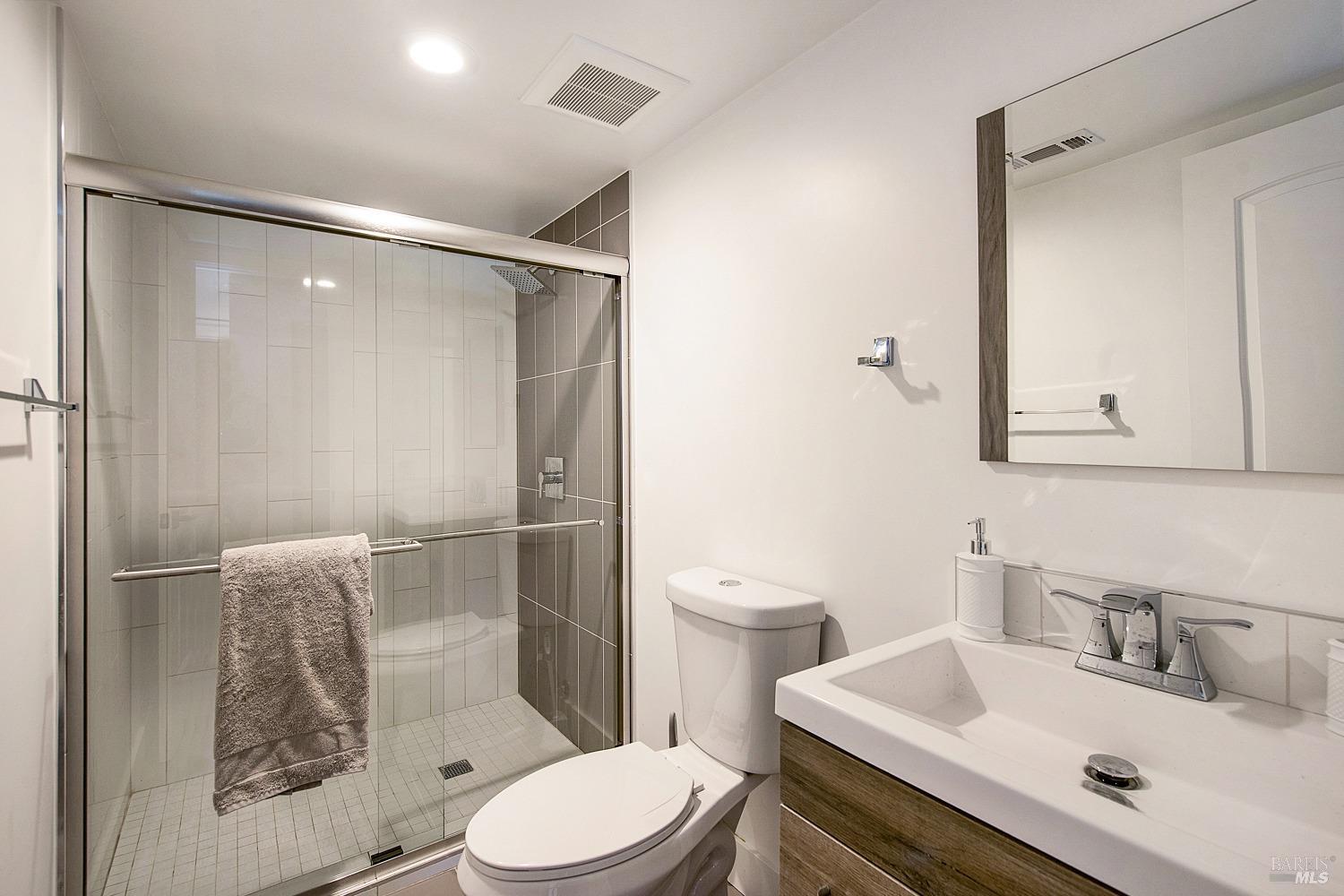 3002 Foothill Boulevard Calistoga, CA 94515 - Photo 40 of 60 a bathroom with a sink toilet and shower